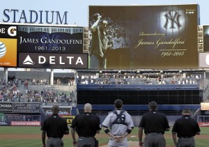 Yankees Honor James Gandolfini With Moment of Silence (Photo