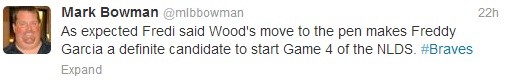 Mark Bowman tweet. 