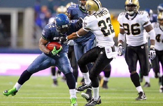 Marshawn Lynch Saints Beast Mode Run Video: Watch Seattle Seahawks RB ...