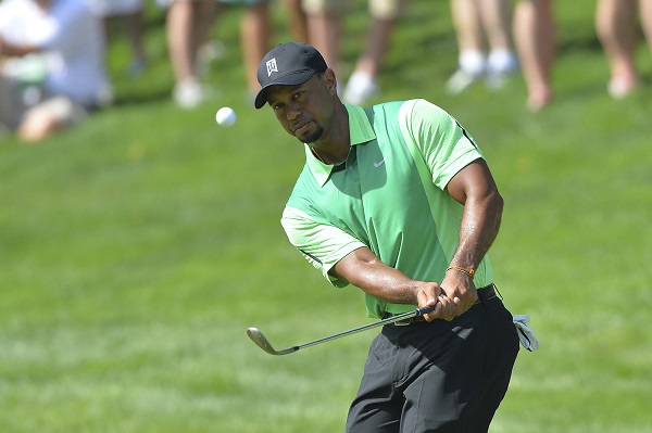 tiger woods second round tee time