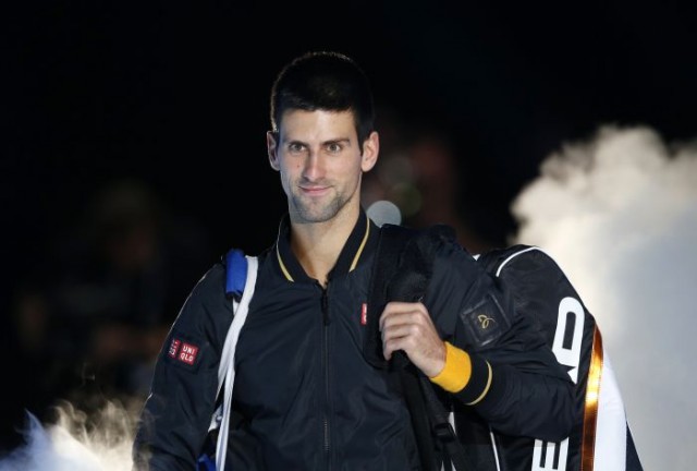 Djokovic entering arena