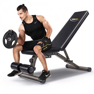 Adjustable Weight Bench Incline Decline Strength Workout Gym
