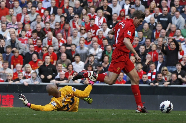 Liverpool vs Everton Results Rodgers, Moyes Disagree Over Crucial