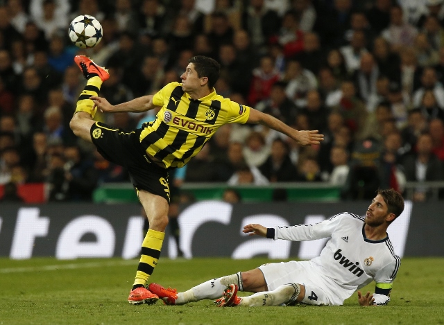 Borussia Dortmund Real Madrid Lewandowski Ramos
