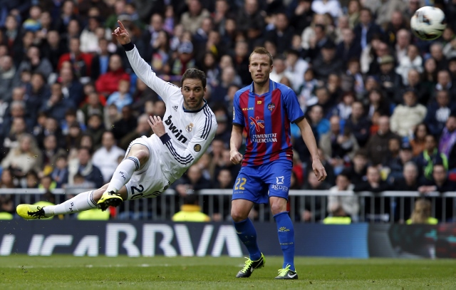 Real Madrid Gonzalo Higuain Levante