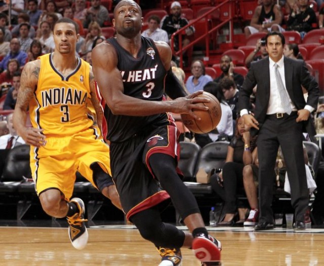 NBA Standings Miami Heat, Indiana Pacers, Dwyane Wade, George Hill