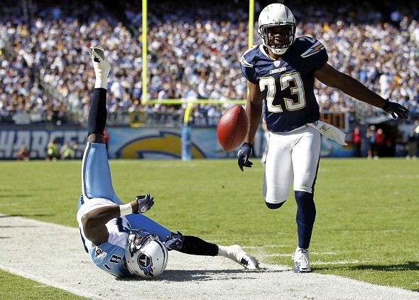 San Diego Chargers cornerback Quentin Jammer 