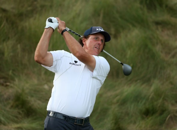 Phil Mickelson of the U.S.