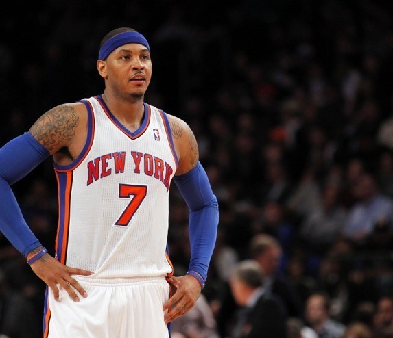 Carmelo Anthony is averaging 21.5 points per game for the Knicks this season