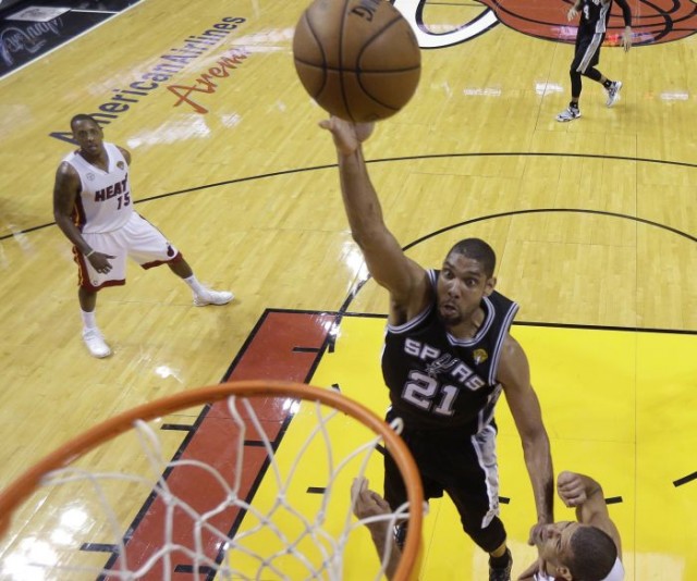 Tim Duncan Miss, Heat vs. Spurs