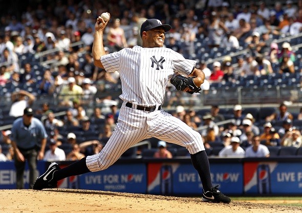 New York Yankees closing pitcher Mariano Rivera