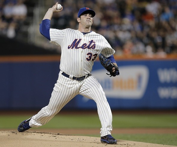 New York Mets starting pitcher Matt Harvey