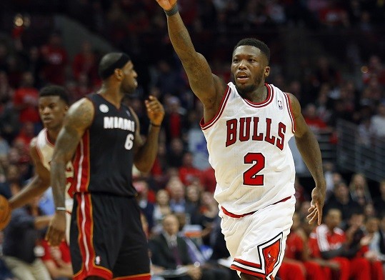 Chicago Bulls point guard Nate Robinson 