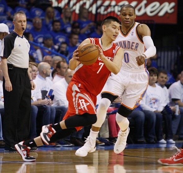 Houston Rockets guard Jeremy Lin 