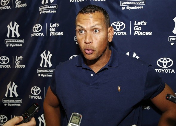 New York Yankees' Alex Rodriguez 