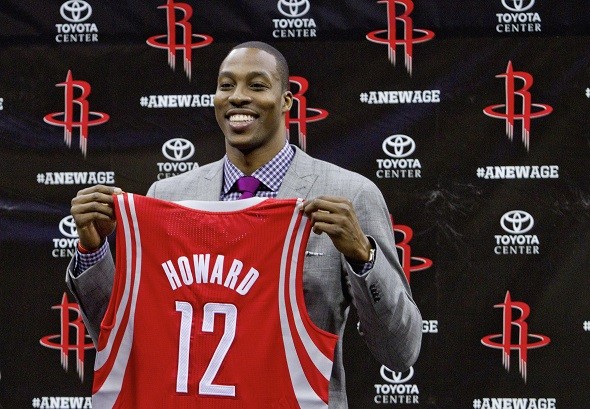 Houston Rockets center Dwight Howard