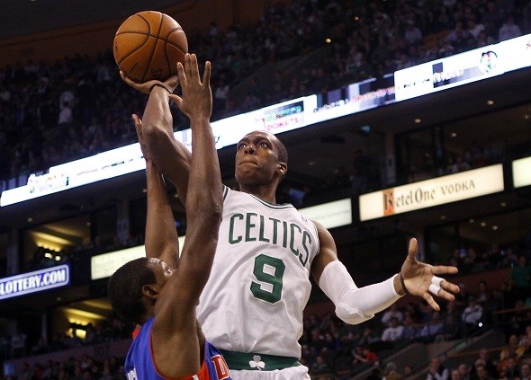 Boston Celtics guard Rajon Rondo