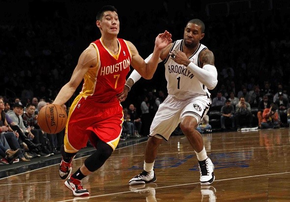 Houston Rockets point guard Jeremy Lin 