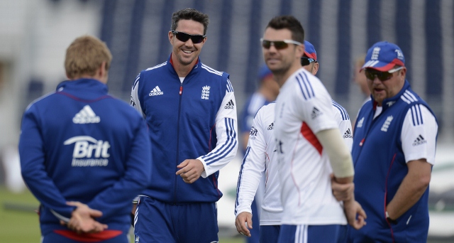Kevin Pietersen James Anderson Ashes England