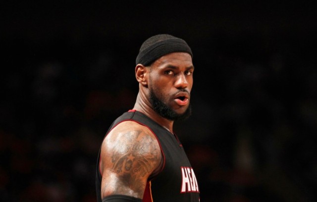 Miami Heat's LeBron James has found Power Forward play taxing