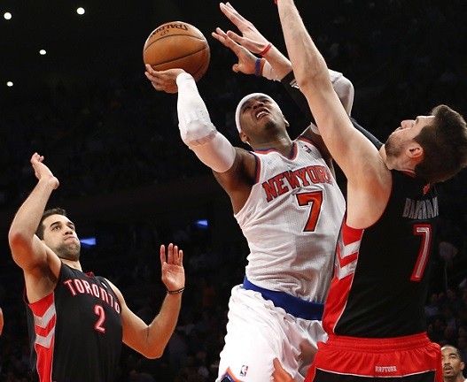 New York Knicks' Carmelo Anthony 