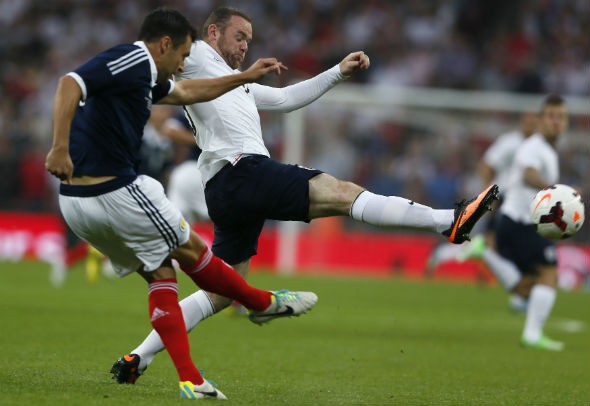England's Wayne Rooney 