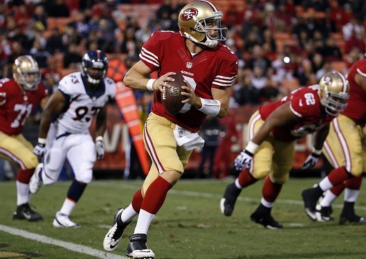San Francisco 49ers quarterback Scott Tolzien 