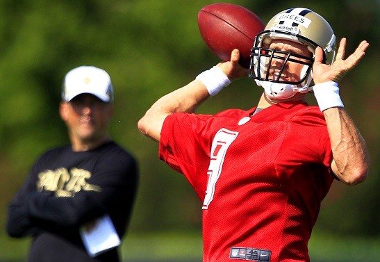 New Orleans Saints quarterback Drew Brees 