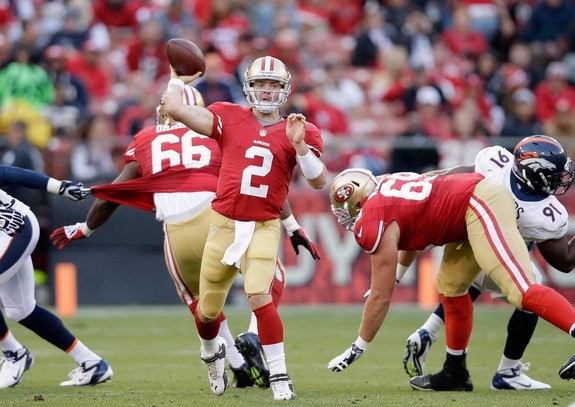 San Francisco 49ers quarterback Colt McCoy