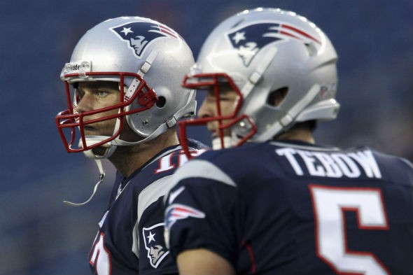 New England Patriots quarterbacks Tom Brady 