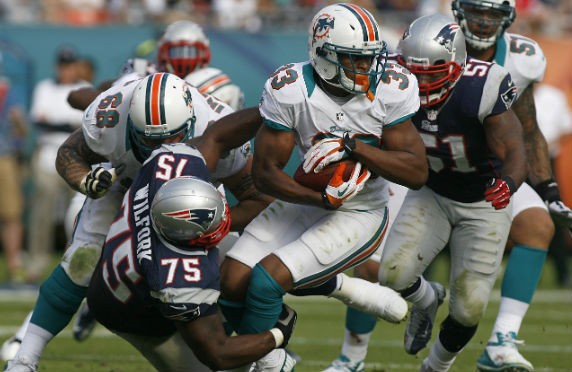 Miami Dolphins' running back Daniel Thomas