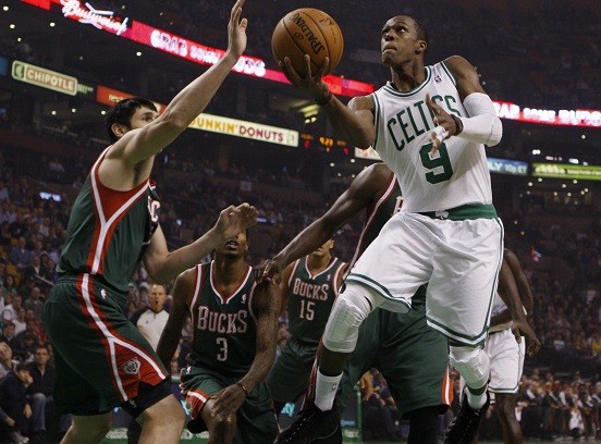 Boston Celtics' Rajon Rondo