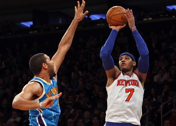 New York Knicks forward Carmelo Anthony 