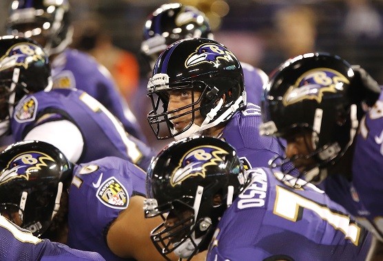 Baltimore Ravens quarterback Joe Flacco 
