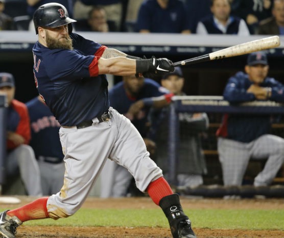 Boston Red Sox batter Mike Napoli 