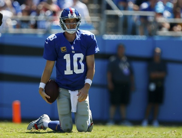 New York Giants quarterback Eli Manning