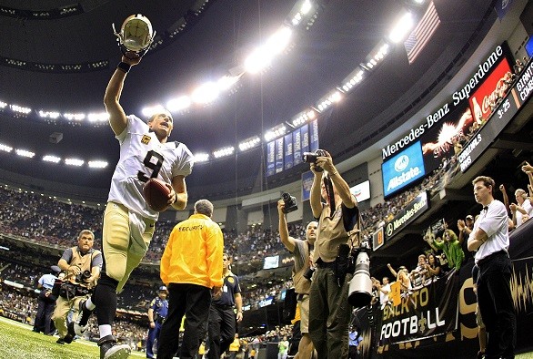 New Orleans Saints quarterback Drew Brees 
