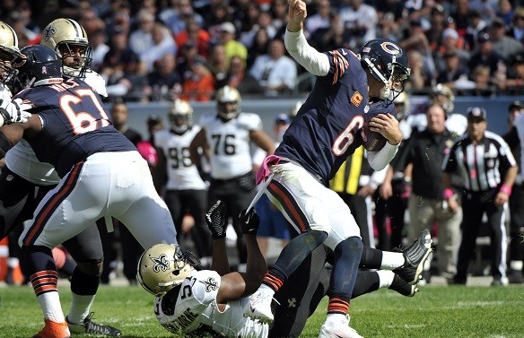 Chicago Bears quarterback Jay Cutler