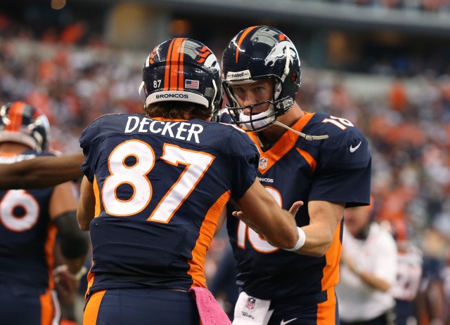 Denver Broncos receiver Eric Decker 