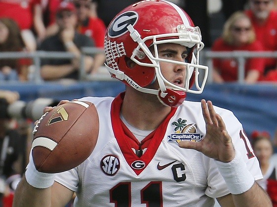 Georgia Bulldogs quarterback Aaron Murray