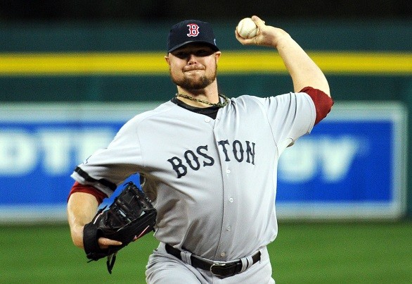 Boston Red Sox starting pitcher Jon Lester