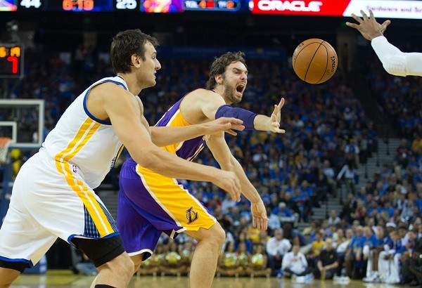 Los Angeles Lakers power forward Pau Gasol 