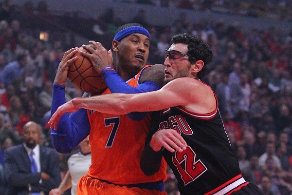 New York Knicks small forward Carmelo Anthony 