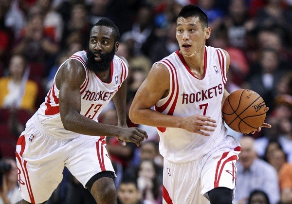 Houston Rockets point guard Jeremy Lin 