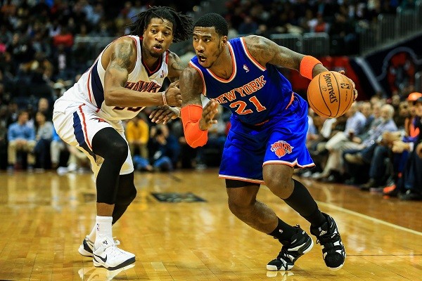 New York Knicks shooting guard Iman Shumpert