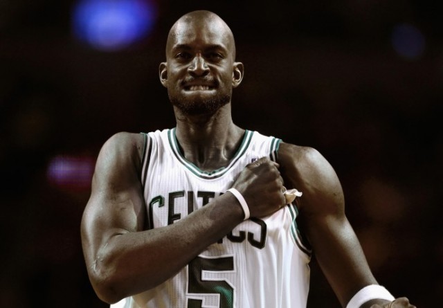 Boston Celtics forward Kevin Garnett shut up the Atlanta Hawks' owner on Thursday night