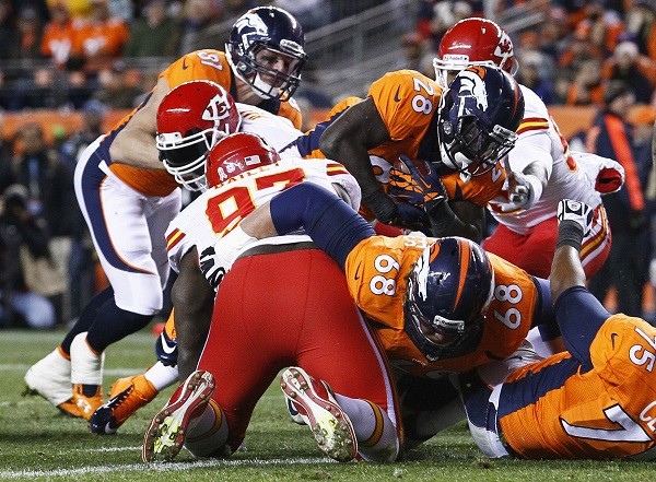 Denver Broncos running back Montee Ball