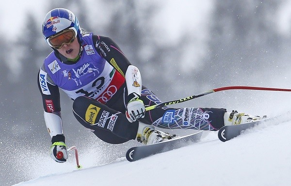 Lindsey Vonn of the U.S. competes 