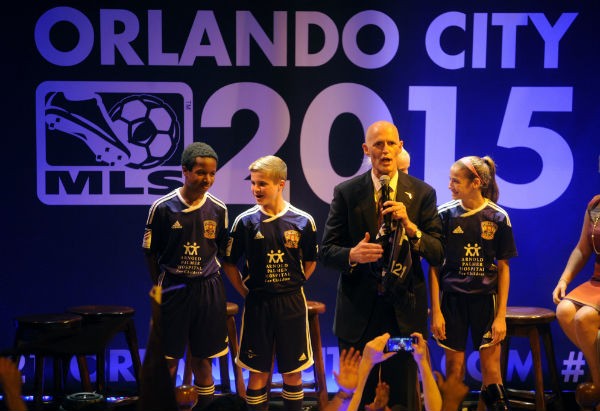 Major League Soccer official announcement for a expansion franchise agreement with Orlando City 