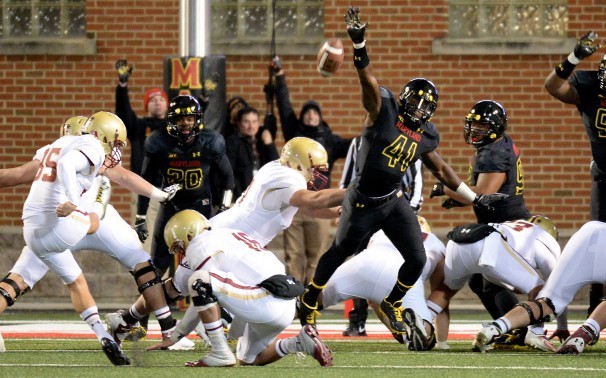 Maryland Terrapins against Boston College